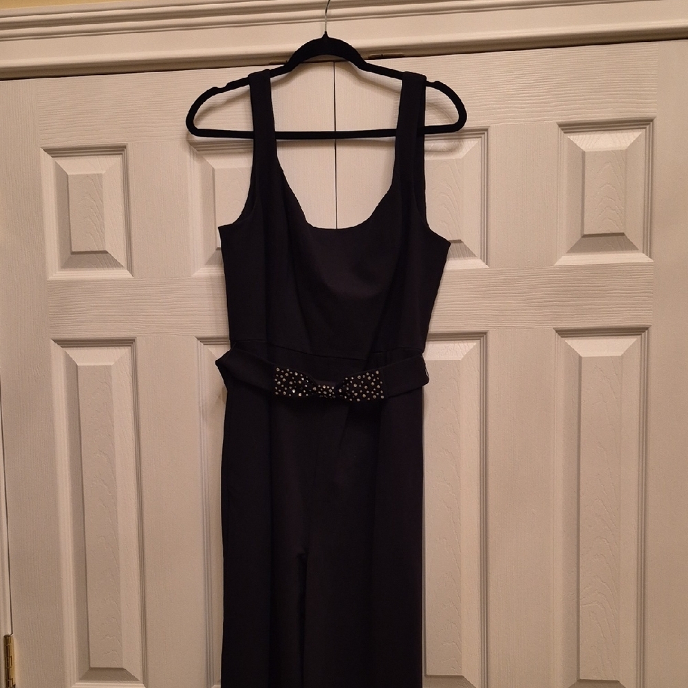 Kate Spade Black Jumpsuit with Bow Accent